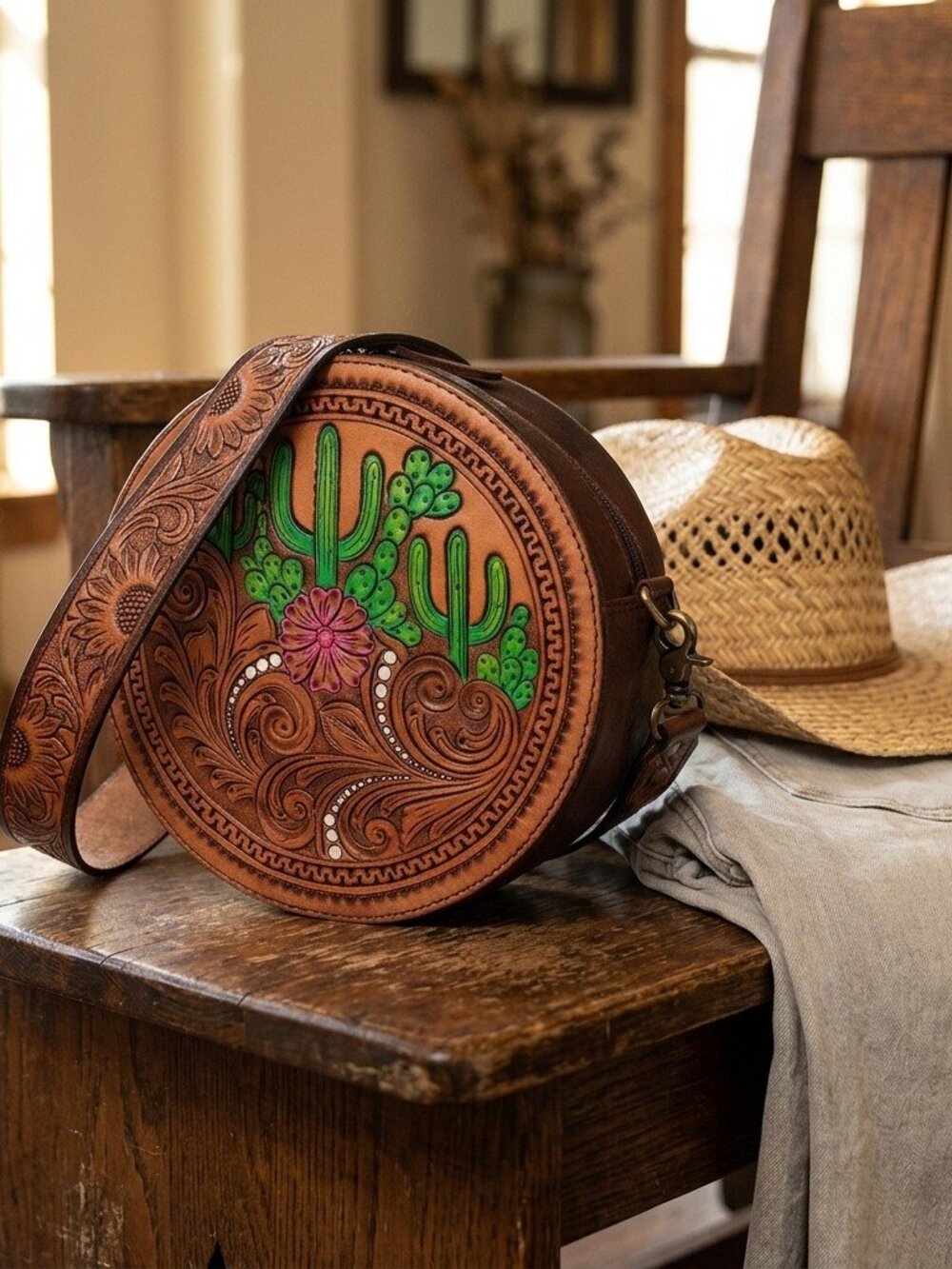 American Darling Prickly Pear Desert Sunrise Canteen bag - Picture 5 of 5